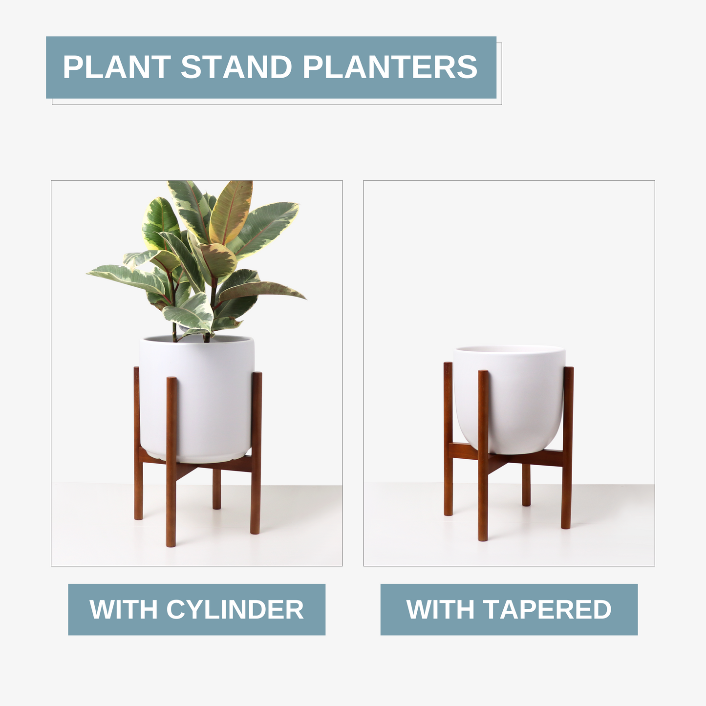 wooden plant stand and pot Wood Plant Stand – Matte Goods